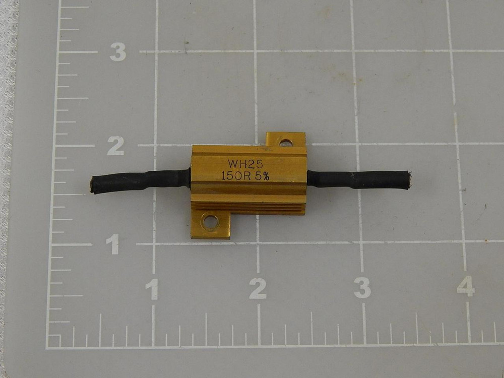 LOT OF 4 WH25 WIREWOUND RESISTORS - CHASSIS MOUNT 5% T86602