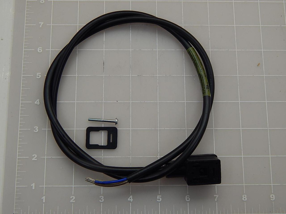 LOT OF 4 BRAD CONNECTIVITY E462N10022C4L 1211880401 DIN 43650 11 MM BLK PVC CORD T87401