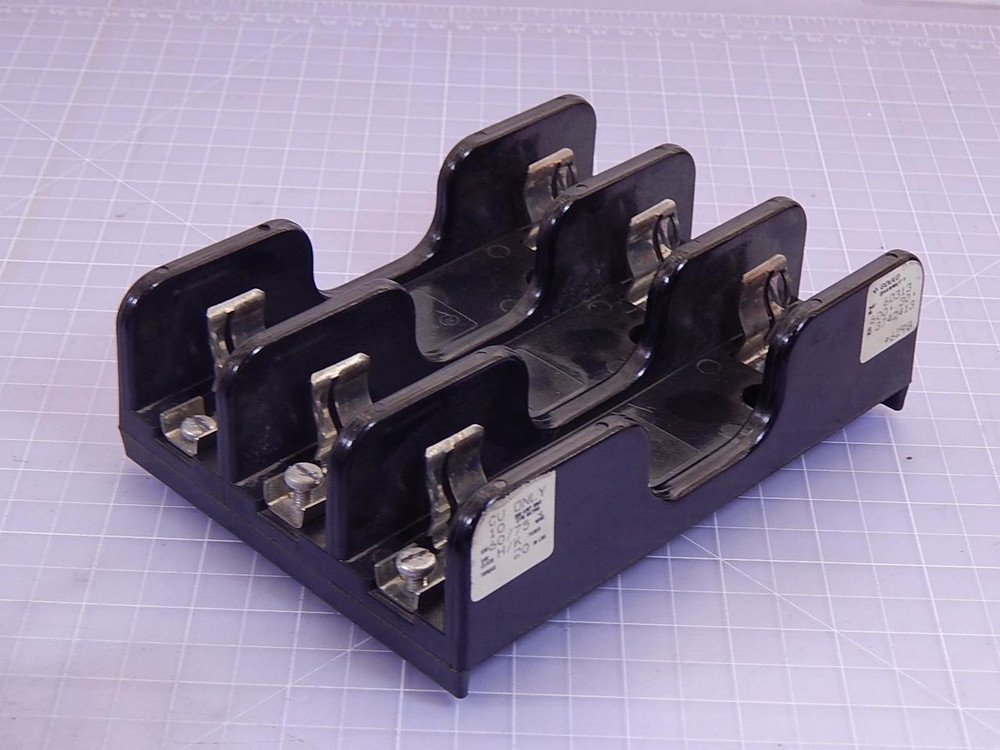 Lot of 3 Gould Shawmut 60313 Fuse Holders T96621 For Sale