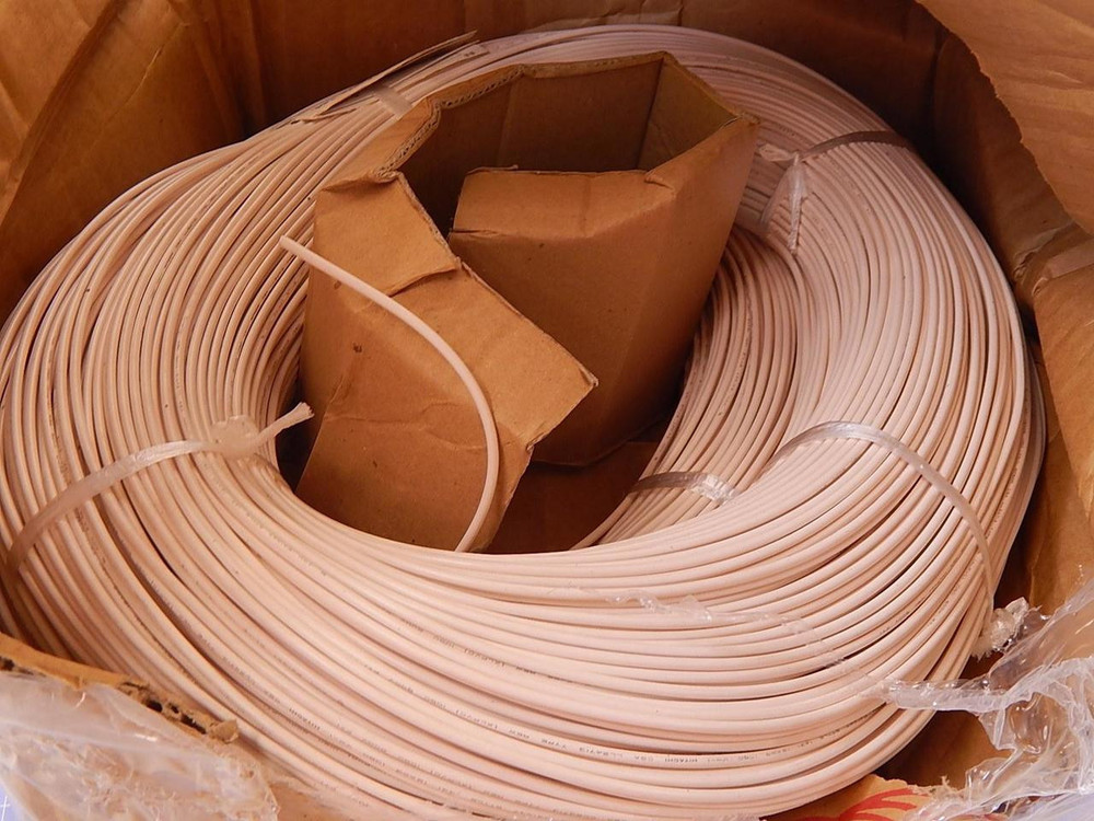 Lot of 2 Hitachi UD5430115-189 1X18AWG White Wire T99143 For Sale