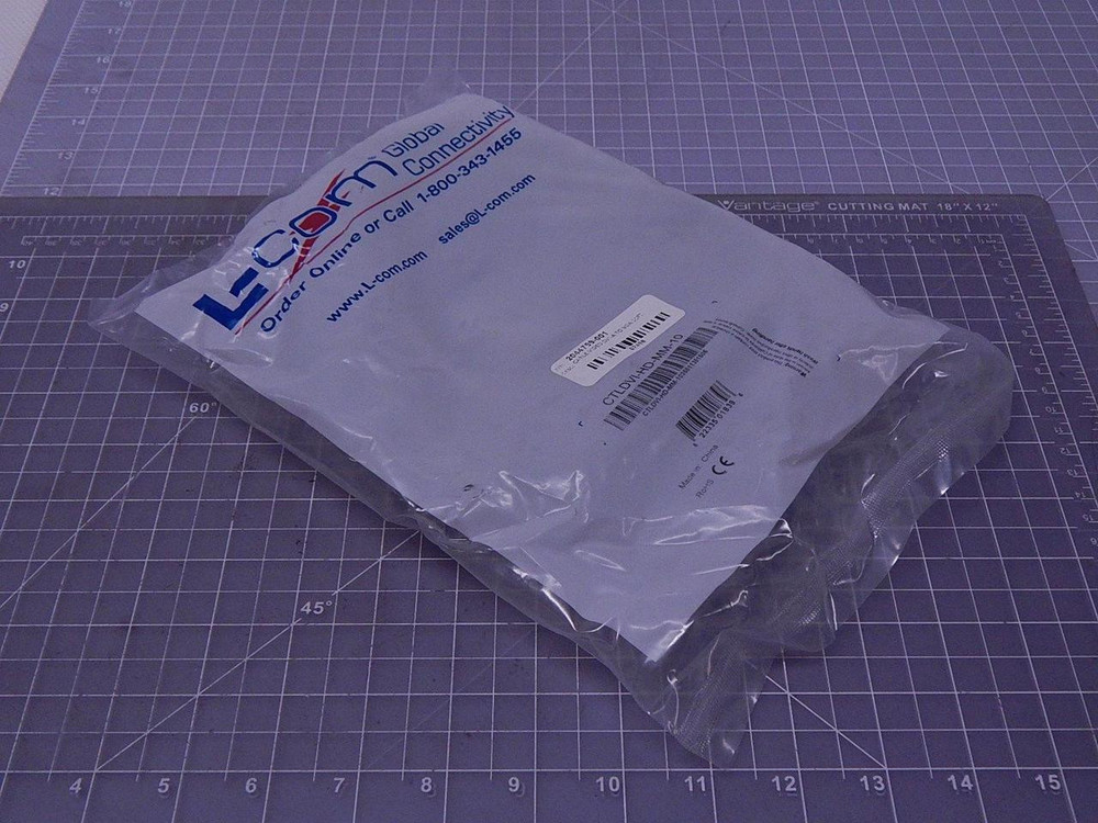 LOT OF 15 L-COM CTLDVI-HD-MM-10 2044799-001 PREMIUM DVI-A MALE DVI CABLE / HD15 MALE 10 FT T104361