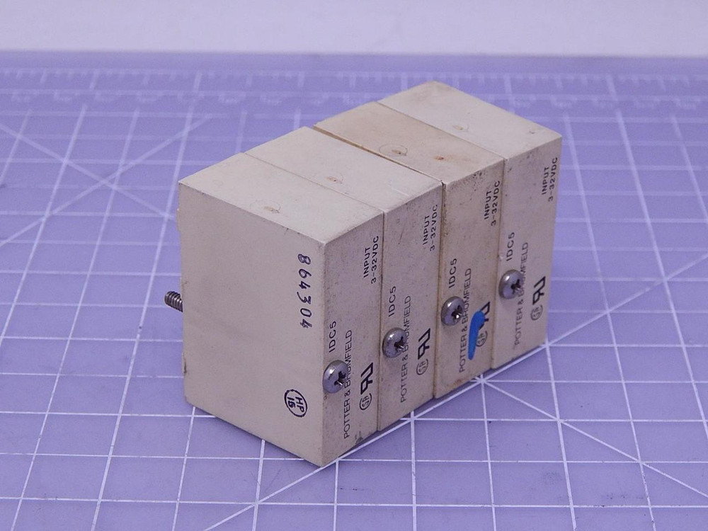Lot of 4 Potter & Brumfield 864304 Relays T117101 For Sale