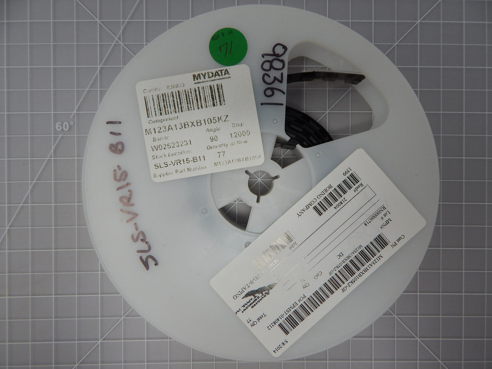 Lot of 62 Boeing M123A13BXB105KZ    Multilayer Ceramic Capacitors For Sale