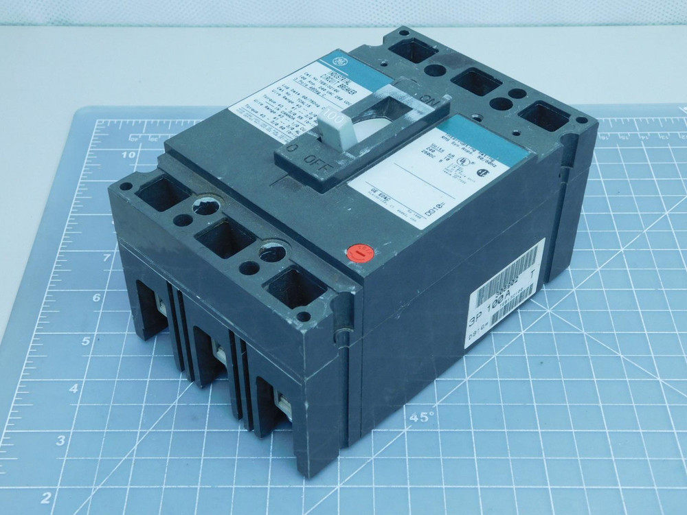 GE TEB132100  Industrial Circuit Breaker 100 AMP For Sale