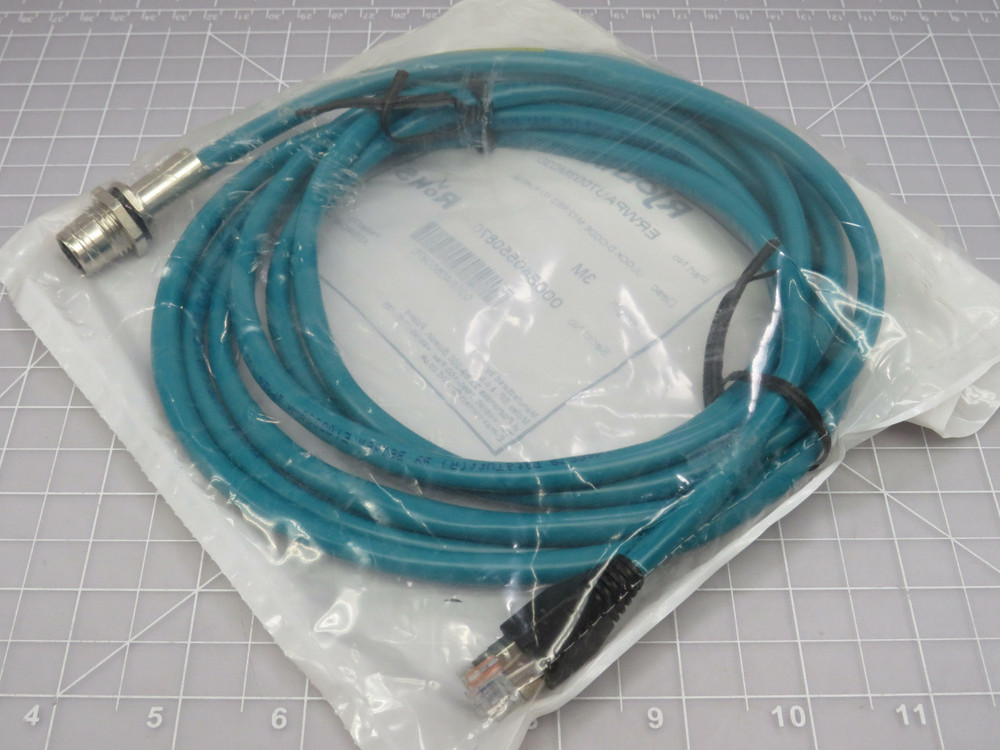 RJLnxx ERWPAU7003M030 1201090008 Networking Cable Ulock D-Code M12 REC TO RJ45 3M For Sale