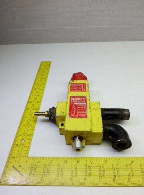 NUMATICS VT30N06Y MAN. LOCKOUT VALVE YELLOW T14498