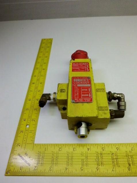 NUMATICS VT30N03Y MAN. LOCKOUT VALVE YELLOW T14499
