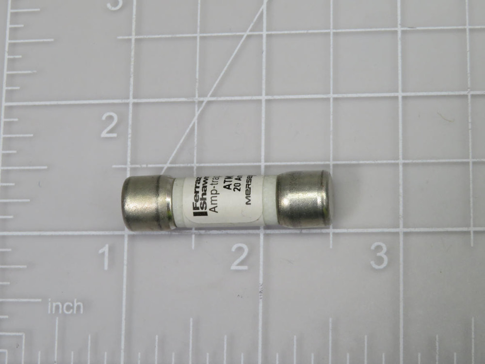 Lot of 20 Ferraz Shawmut ATM20 N211658 Fuses 600V 20 Amp  For Sale