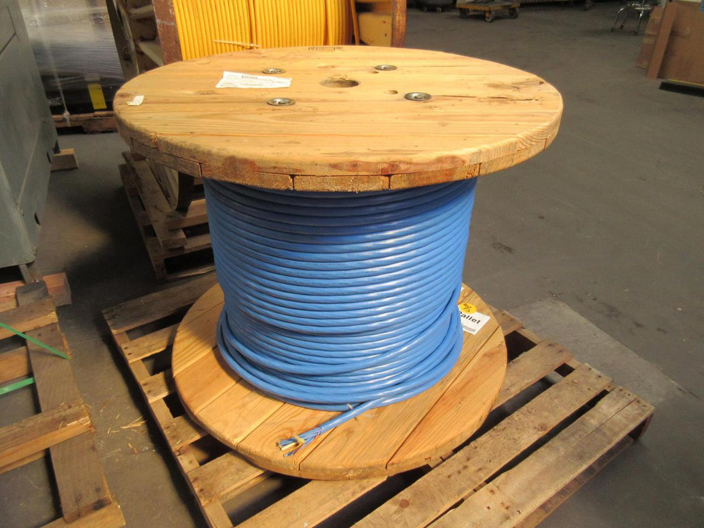 Roll of Fiber Optic Cable 72 Fiber Single Mode SMF-28E OFNR 988 Ft. T91151 For Sale