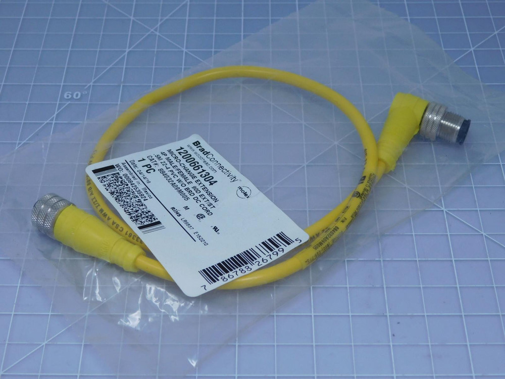 Molex 884032A09M005 1200661304   .5M 22-4 PVC W/O BRD DC CORD For Sale