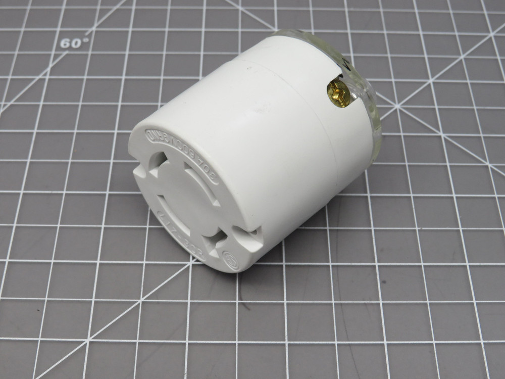 Woodhead 130147-0310 29W77BLK-P Watertite Connector L17-30R Black For Sale