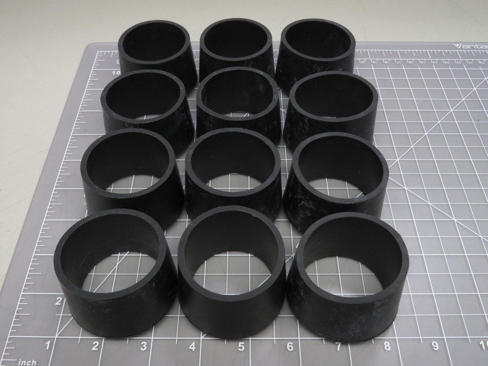 Lot of 20 Woodhead   Cable Strain Relief Grip Grommet 2 In  Black For Sale