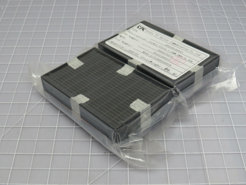 Lot of 48000 Suzhou TFC Optical Communication 300100106943  Ceramic Sleeve 1.25MM EMEA IL TREQ  For Sale