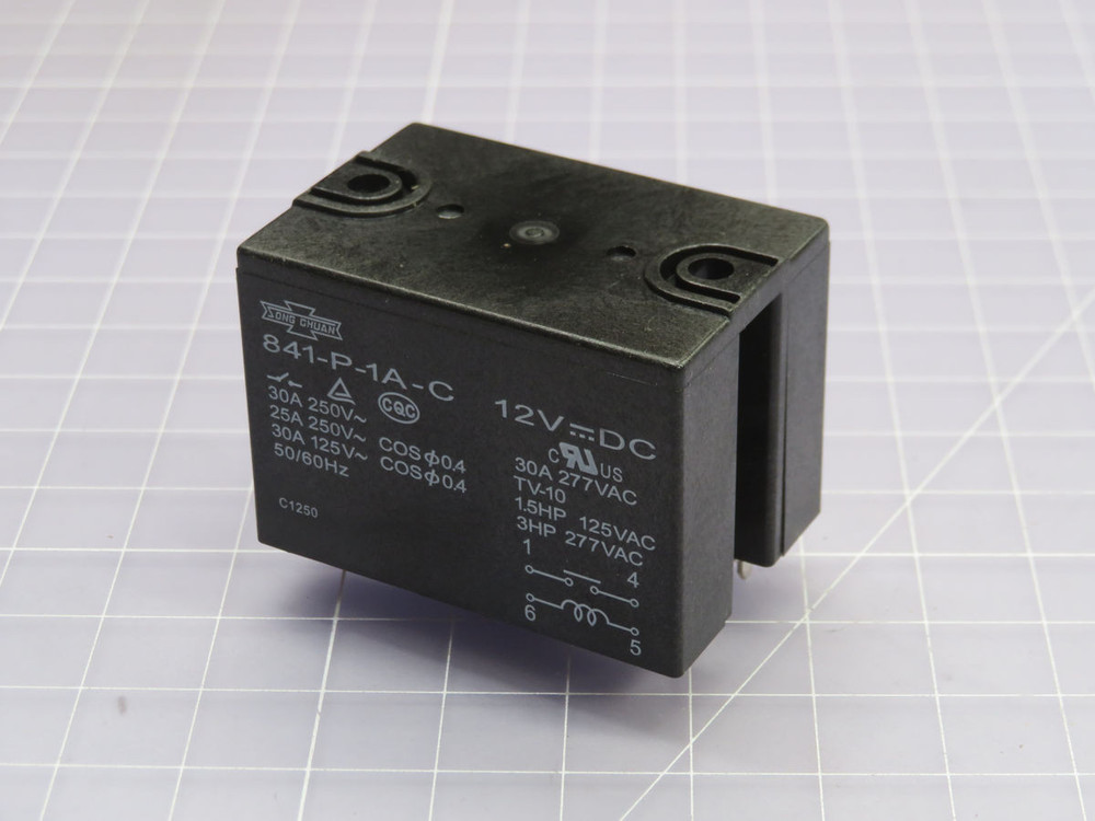 SONG CHUAN 841-P-1A-C 12VDC GENERAL PURPOSE RELAY CC109