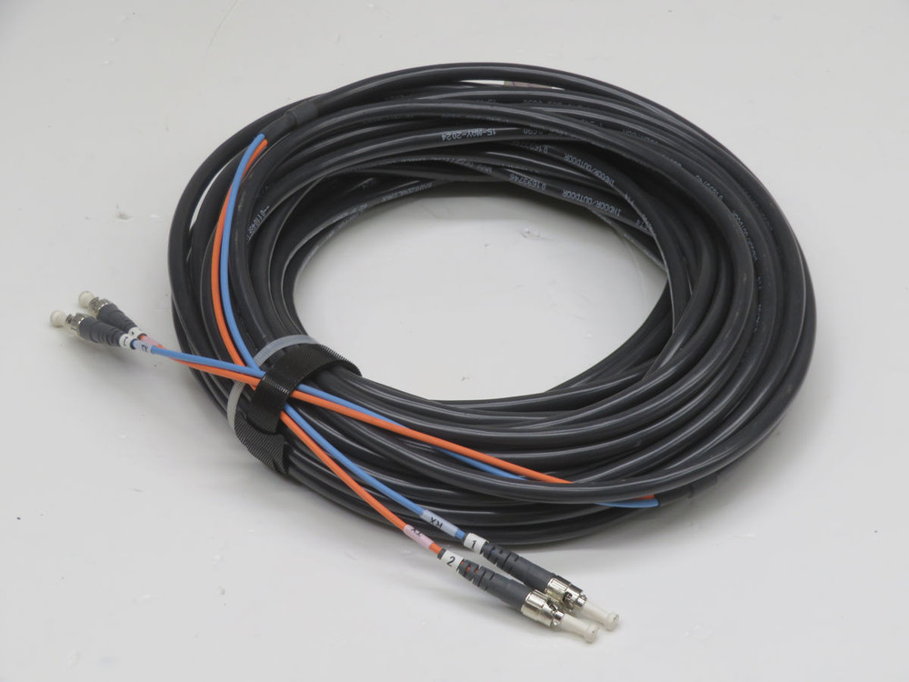 Lot of 55   F2HDJ62.5STST FIBER-OPTIC CABLE 55 FT 55 FT   For Sale