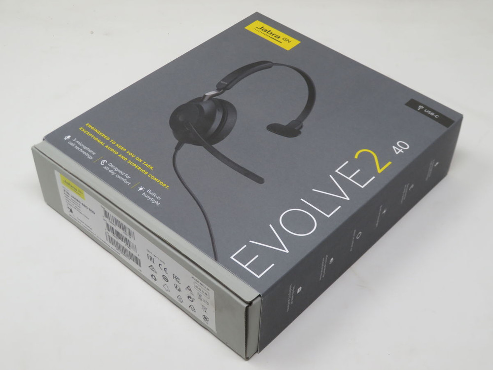 NOB JABRA 24089-889-899 JABRA EVOLVE 20 CORDED HEADSET T265671 For Sale
