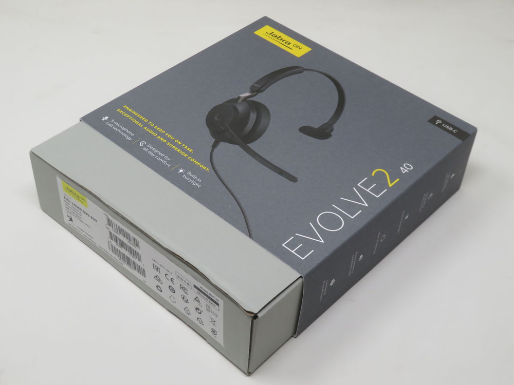 NOB JABRA 24089-899-899 JABRA EVOLVE2 40 CORDED HEADSET T265676 For Sale