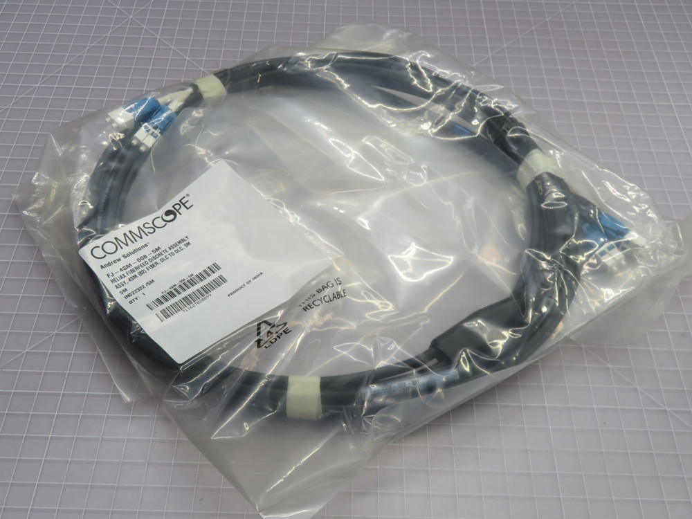 NIB LOT OF 6 COMMSCOPE FJ-4SM-008-5M FJ-4SM-008-5M HELIAX FIBERFEED DISCRETE ASSEMBLY T265517 For Sale