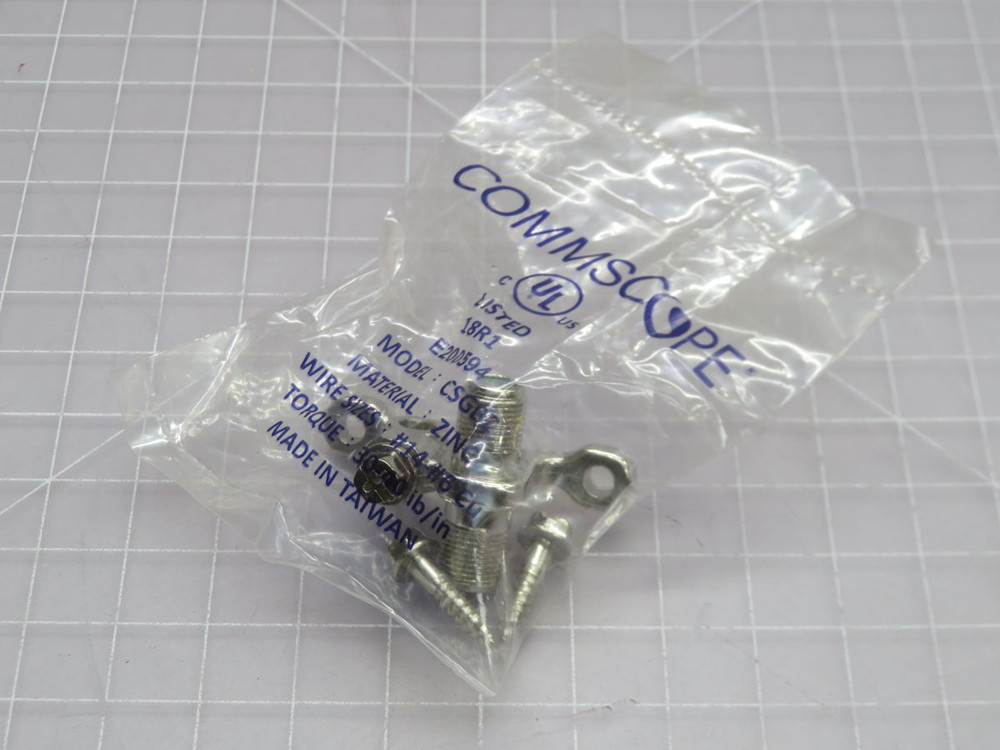 NOB LOT OF 48 COMMSCOPE CSGBZ CSGBZ GROUND BLOCK T265538 For Sale