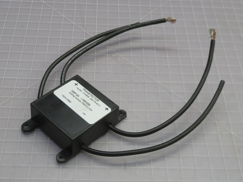 USED LOT OF 3 TRANSTECTOR 1100-039 TR0901000001139 MARINE SIGNAL PROTECTOR T265586 For Sale
