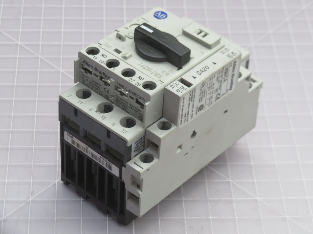 USED ALLEN BRADLEY 140M-D8N-C10 MOTOR CIRCUIT PROTECTOR T265710 For Sale