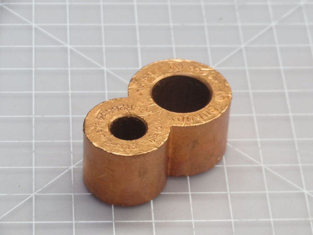 NIB LOT OF 3 BURNDY YGHR26C34 COMPRESSION CONNECTOR T265882 For Sale