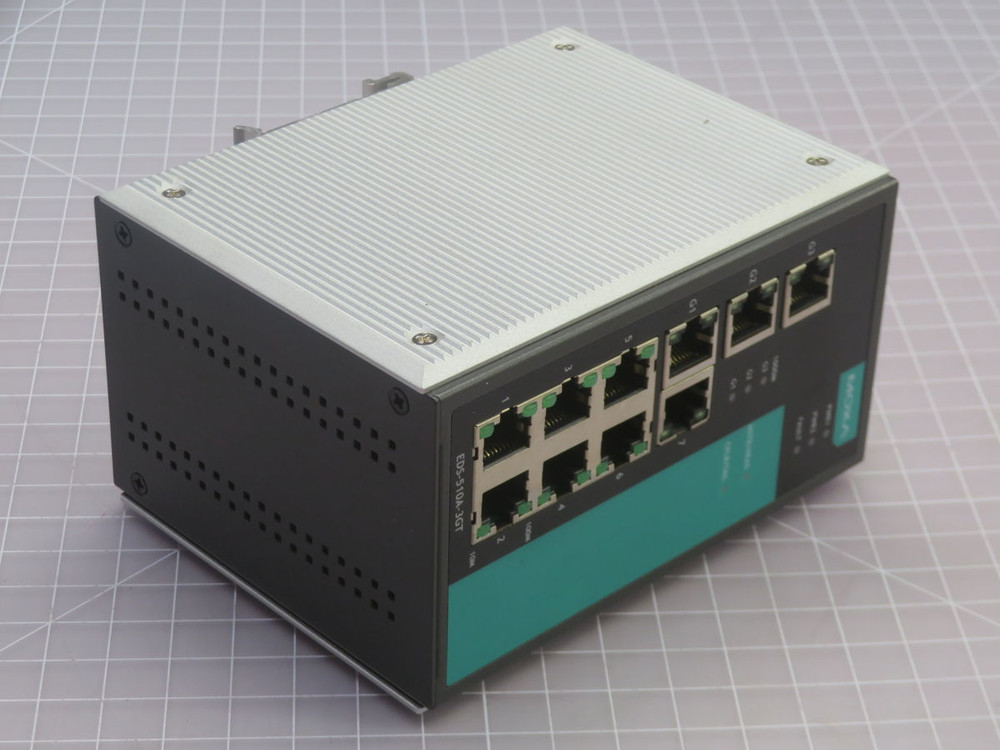 NIB MOXA EDS-510A-3GT TBEAQ1001117 MANAGED GIGABIT ETHERNET SWITCH WITH 7 T265918 For Sale