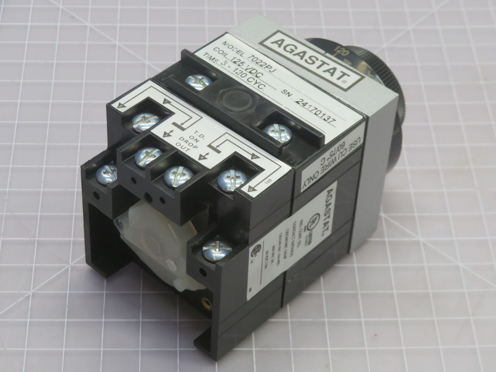 NIB AGASTAT 7022PJ TIME DELAY RELAY T265920 For Sale