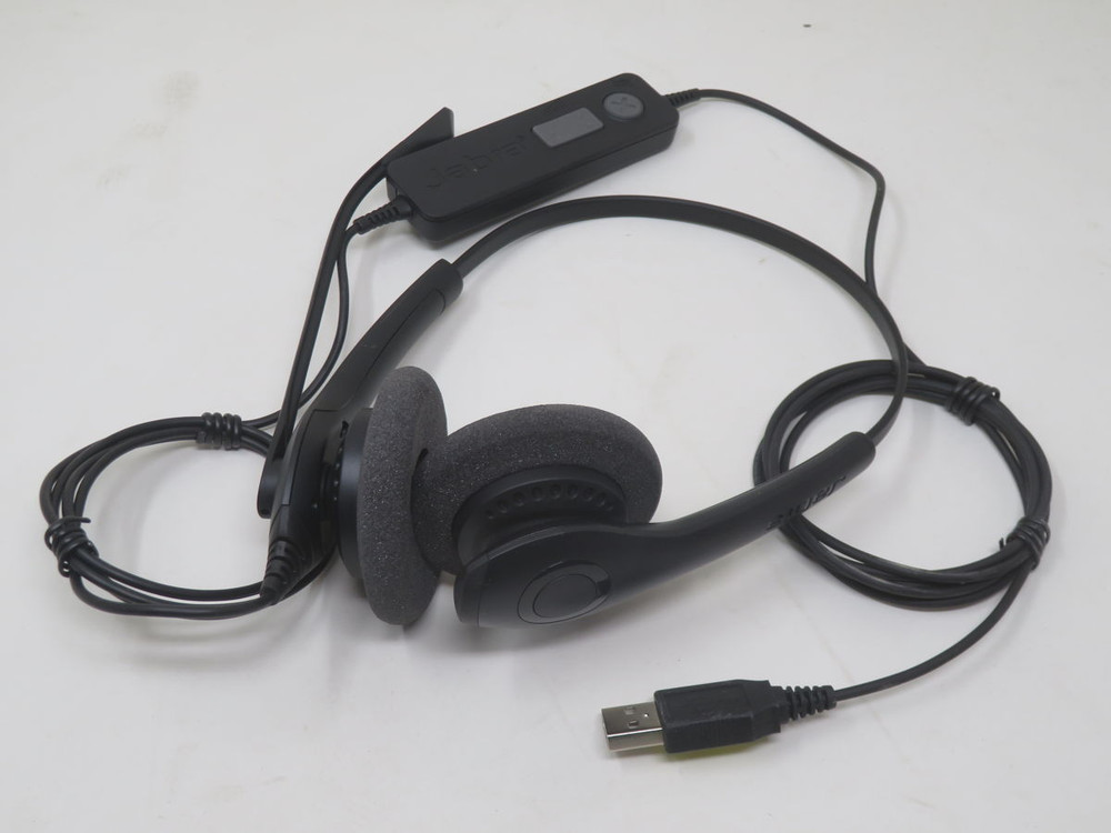 NIB JABRA BIZ 1500 DUO HEADSET WITH MICROPHONE T267111 For Sale