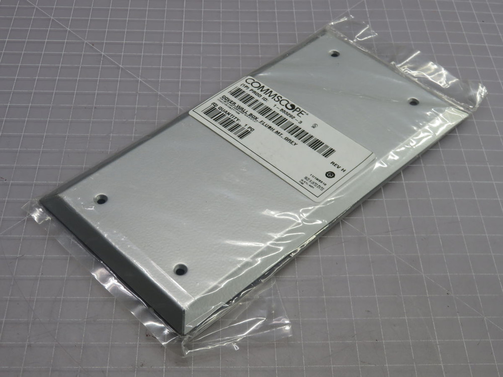 NIB LOT OF 29 COMMSCOPE 1-553292-3 COVER WALL BOX FLUSH MT GREY T266986 For Sale
