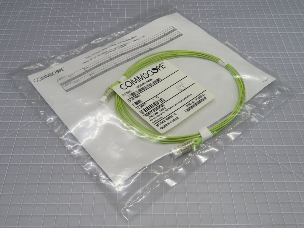NIB COMMSCOPE UDVLULUK2-NXF016 DUPLEX FIBER PATCH CORD T267159 For Sale