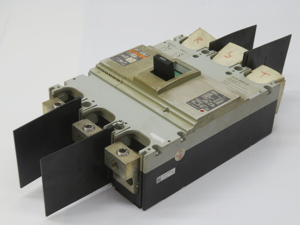 USED FUJI ELECTRIC BW800RAGU-3P800 CIRCUIT BREAKER T267366 For Sale