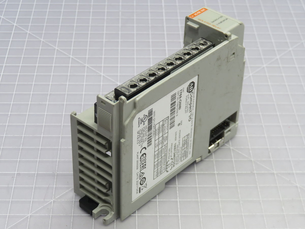 USED ALLEN BRADLEY 1769-OW8I SER B COMPACTLOGIX RELAY OUTPUT MODULE T267781 FOR SALE