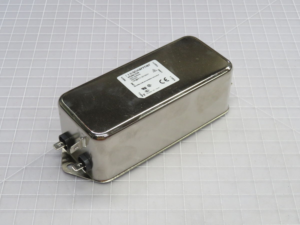 USED LOT OF 2 SCHAFFNER FN2080-10-06 2-STAGE MULTI-PURPOSE EMI FILTERS T267969 FOR SALE