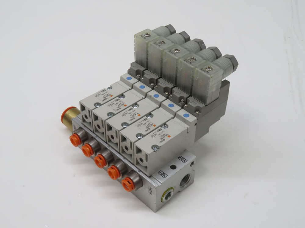 USED SMC VQZ235-5YZ1 3-PORT SOLENOID VALVE T268141 FOR SALE