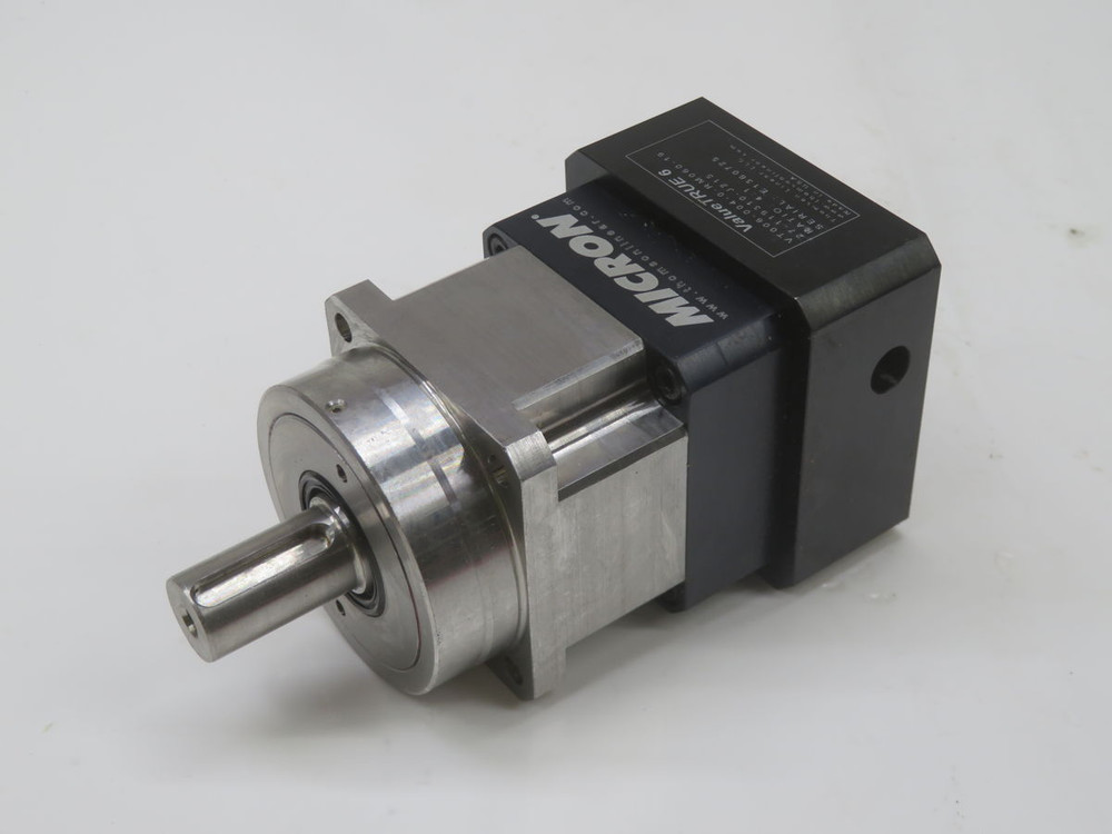 USED MICRON VT006-004-RM060-19 HIGH-PERFORMANCE HELICAL CROWNED PLANETARY GEARHEAD T268378 FOR SALE