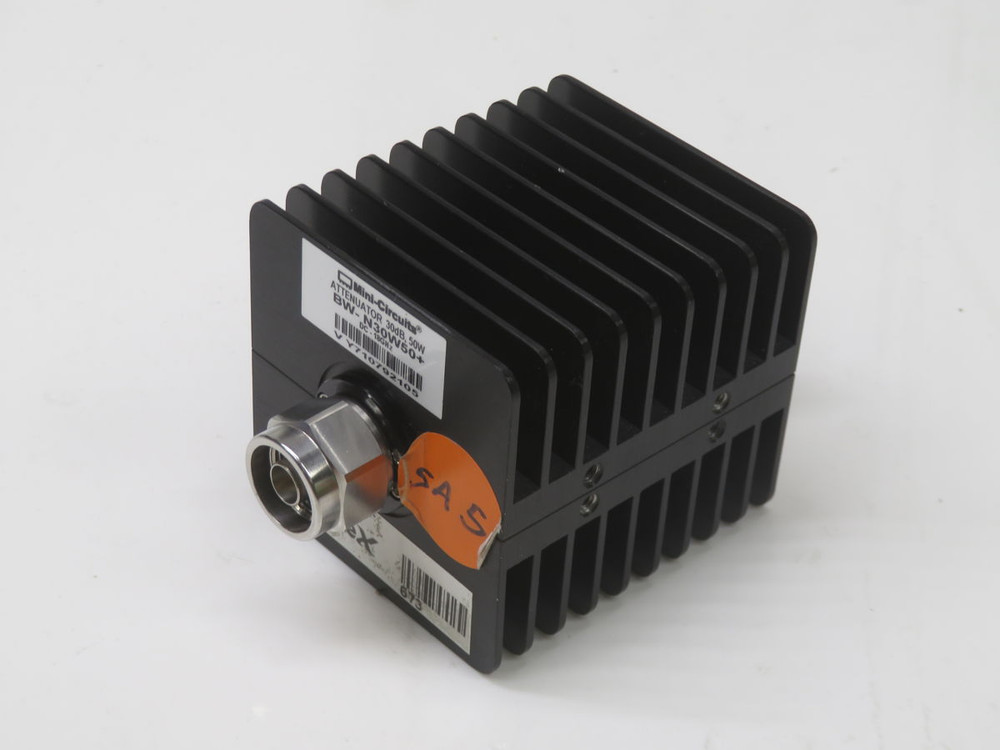 USED FIPLEX BW-N30W50+ PRECISION 30DB FIXED ATTENUATOR T268400 FOR SALE