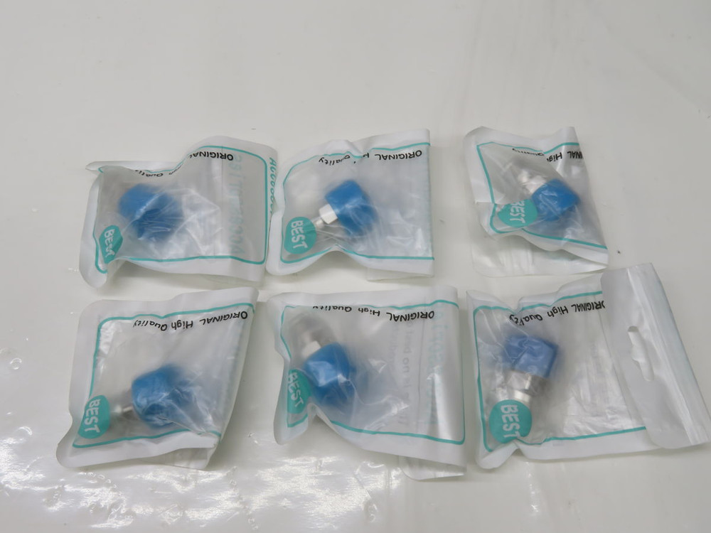 NOB LOT OF 6 UNBRANDED NONE 4.3-10 MINI DIN MALE PLUG TO N-TYPE FEMALE JACK T268511 FOR SALE