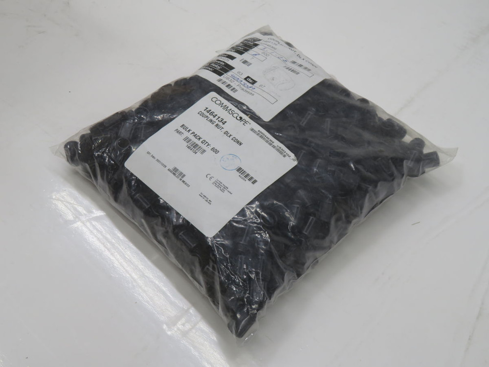 NOB LOT OF 1700 COMMSCOPE 1464134 COUPLING NUT, DLX CONN DLX CONNECTOR COUPLING NUT T268681 FOR SALE