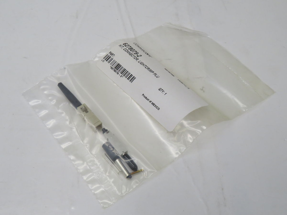 NOB LOT OF 175 COMMSCOPE 6278079-2 MULTIMODE SC SIMPLEX FIBER OPTIC CONNECTOR T268695 FOR SALE