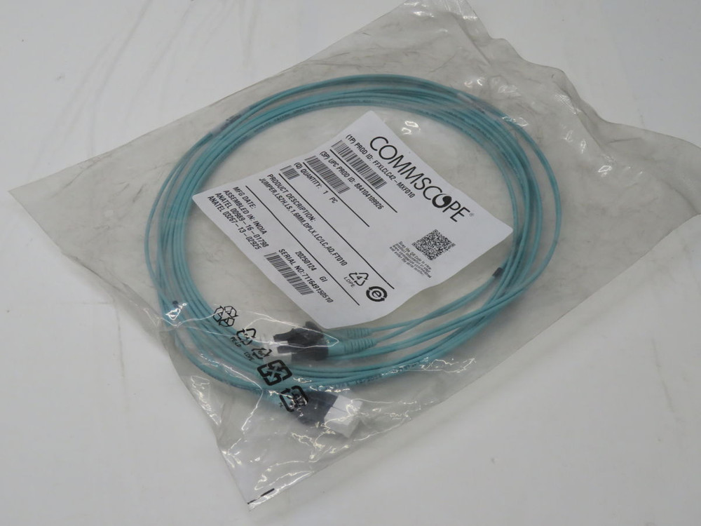 NOB COMMSCOPE FFXLCLC42-MXF010 OM4 MULTIMODE FIBER PATCH CORD T268786 FOR SALE