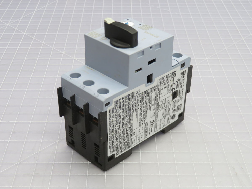 USED LOT OF 2 WEG 12428110 MPW40-3-D025 MANUAL MOTOR CIRCUT BREAKER T268881 FOR SALE