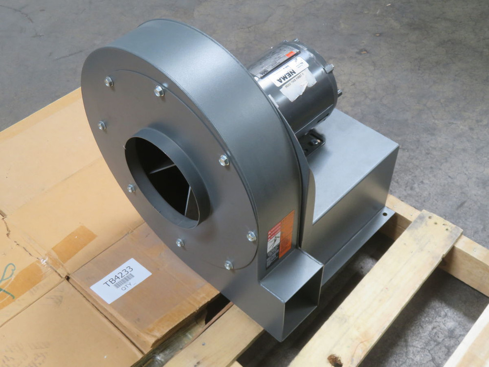 USED DAYTON 4C329 HIGH-PRESSURE RADIAL BLADE BLOWER T269111 FOR SALE