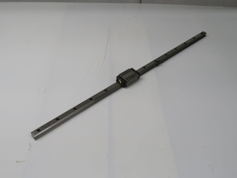 USED THK HSR20R SINGLE BLOCK & 33" RAIL ASSEMBLY T269147 FOR SALE
