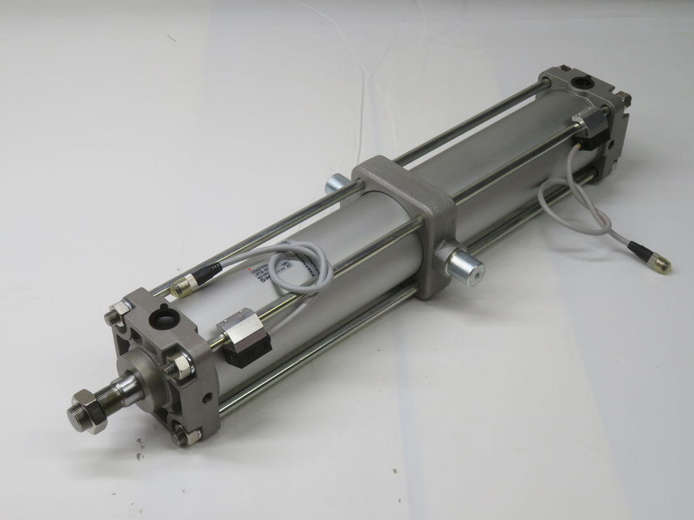 NOB SMC CDA2TP80-450-P74-527 HIGH MAGNETIC FIELD RESISTANT TIE-ROD PNEUMATIC CYLINDER T269195 FOR SALE