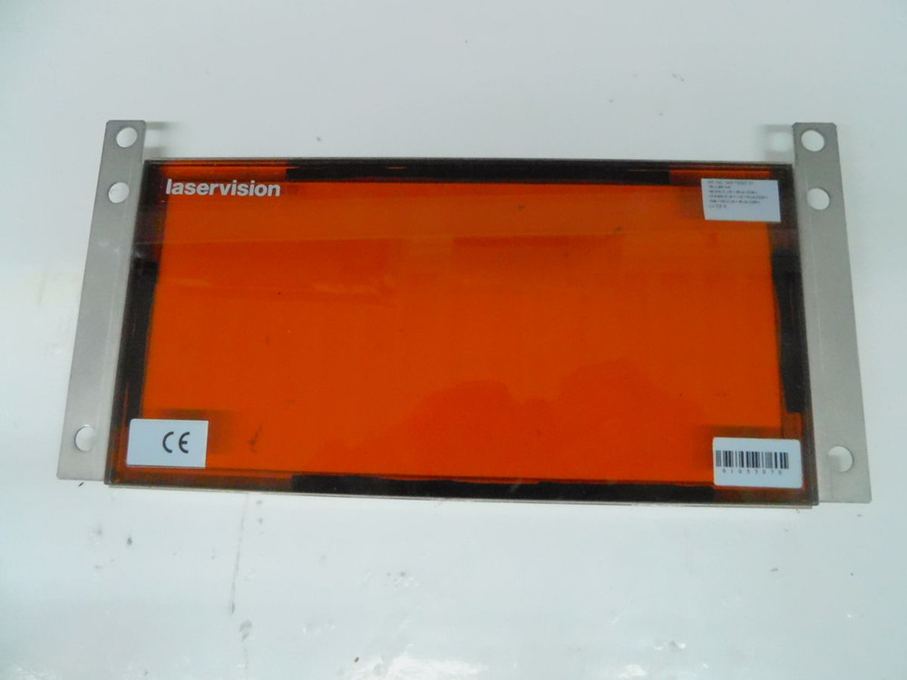 USED LASERVISION 000.T0027.01 LASER PROTECTIVE WINDOW UV & INFRARRED 100X200X10 MM M7651 FOR SALE