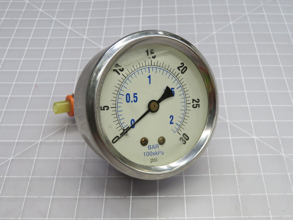 LOT OF 2 PRESSURE GAUGES 0-30 PSI T269285