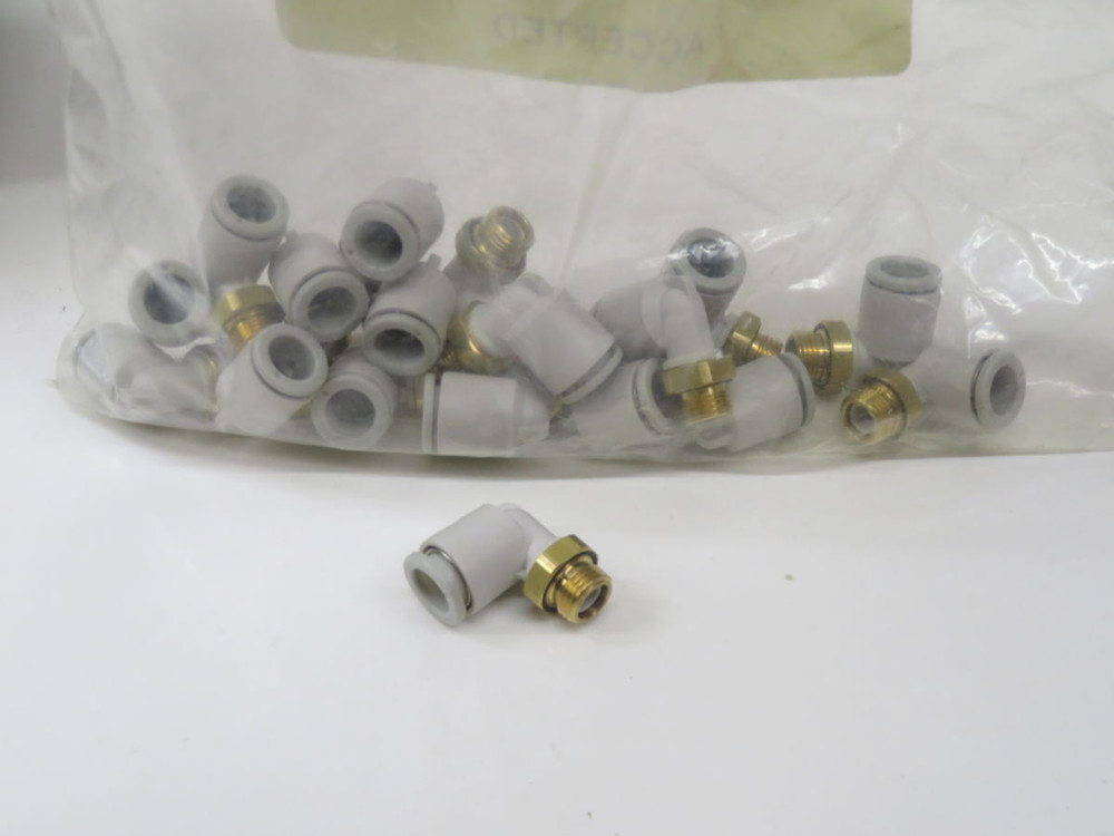 LOT OF 15 SMC 5/16 ELBOW CONNECTOR T269568