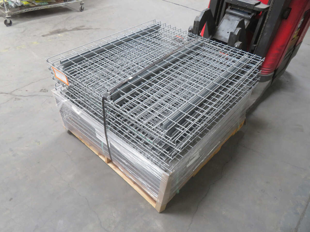 LOT OF 23 NASHVILLE WIRE WD4846MHES PALLET WIRE DECKINGS T269601