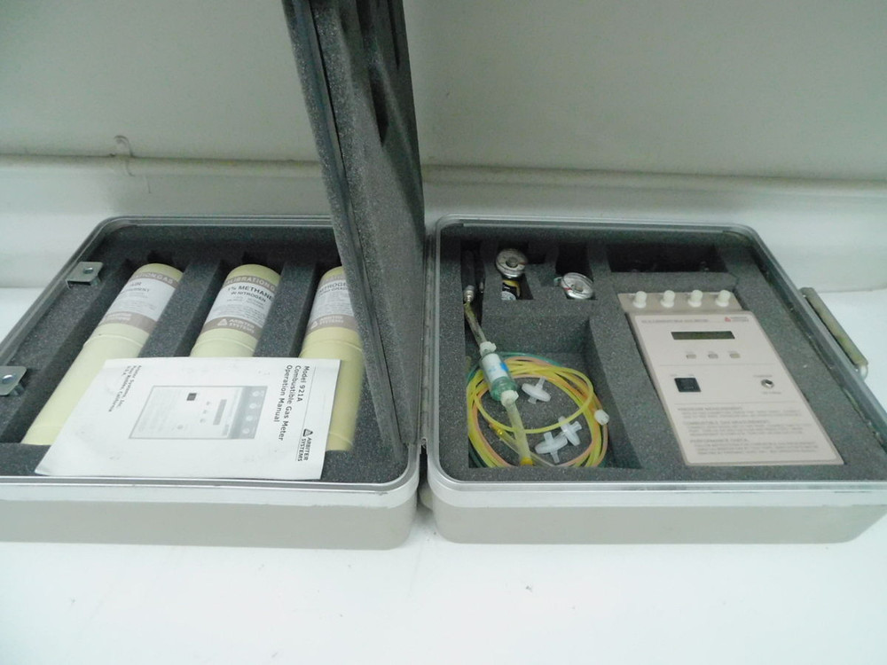 USED ARBITER SYSTEMS 921A COMBUSTIBLE GAS METER FOR NITROGEN OIL-FILLED TRANSFORMERS. M7660 FOR SALE
